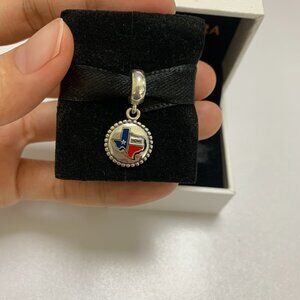 Pandora Texas Map Charm